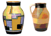 2  vases